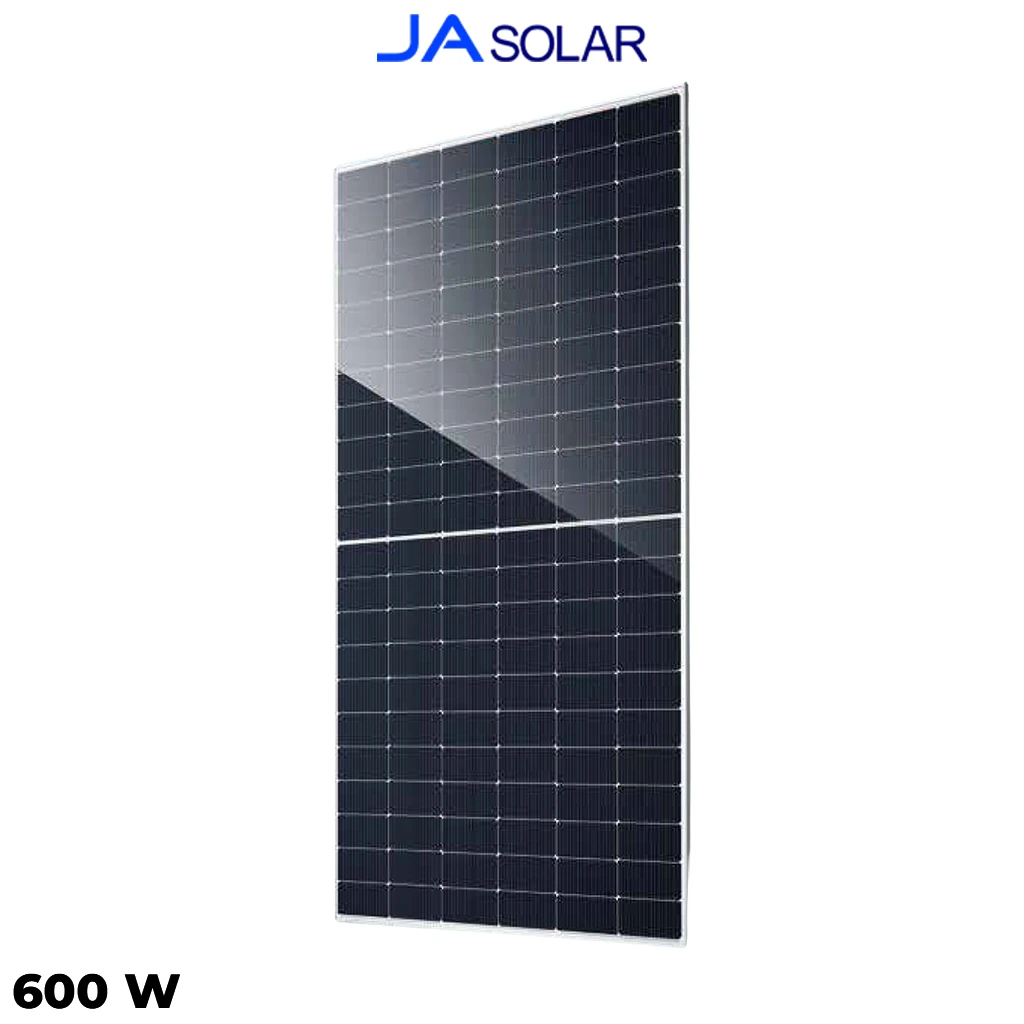 پنل خورشیدی 600 وات دوطرفه مونوکریستال JA SOLAR
