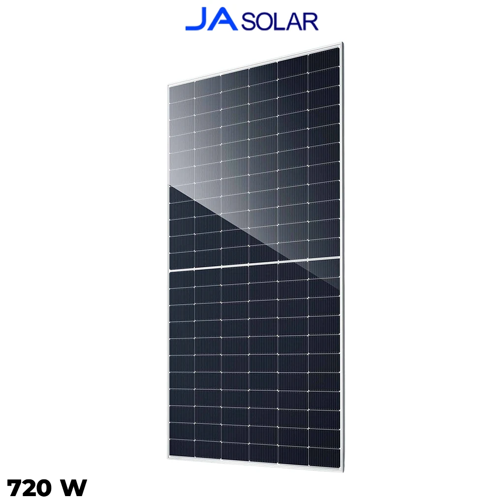 پنل خورشیدی 720 وات دوطرفه مونوکریستال JA SOLAR