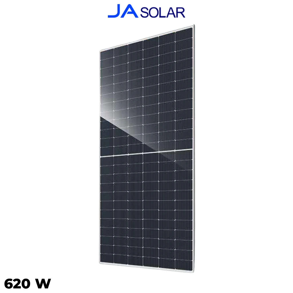 پنل خورشیدی 620 وات دوطرفه مونوکریستال JA SOLAR