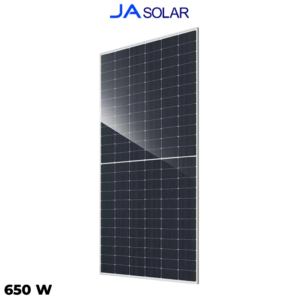 پنل خورشیدی 650 وات مونوکریستال JA SOLAR