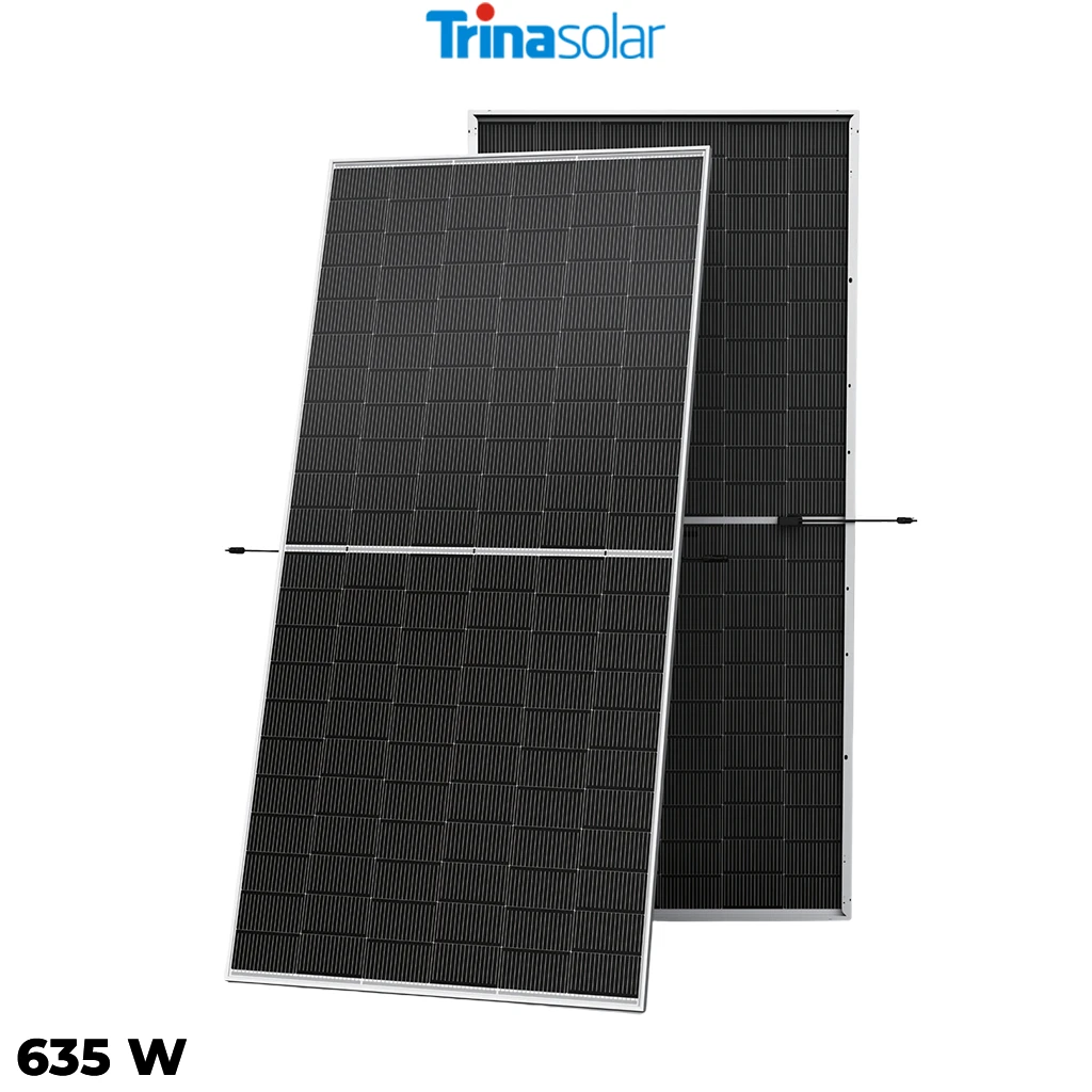 پنل خورشیدی 635 وات دوطرفه مونوکریستال TRINA SOLAR