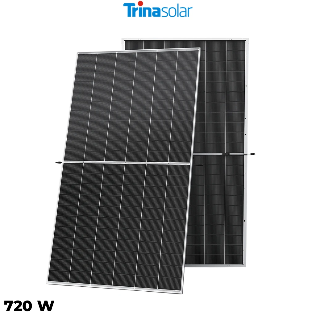 پنل خورشیدی 720 وات دوطرفه مونوکریستال TRINA SOLAR