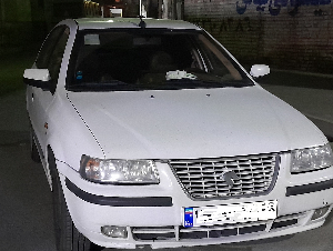 سمند LX XU7 سفید مدل آخر99 